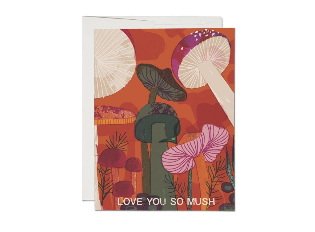 Red Cap Cards - Love You So Mush Greeting Card