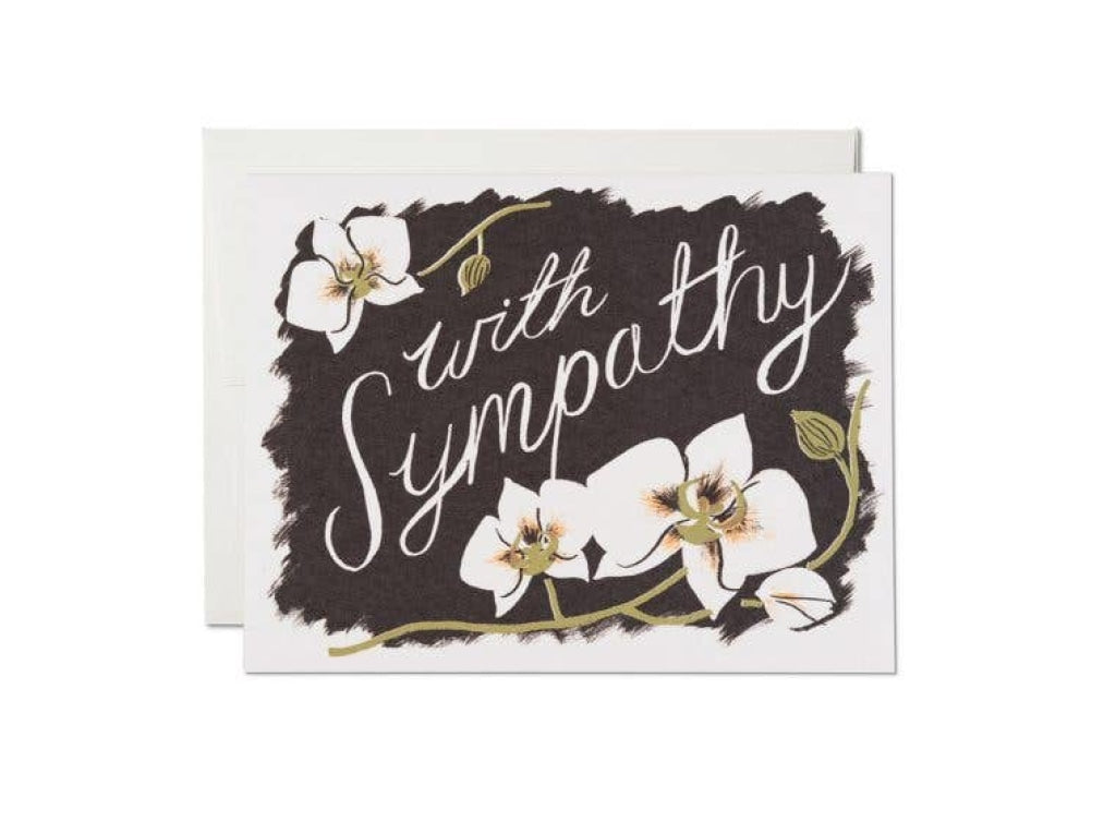 Sympathy Orchids Cards
