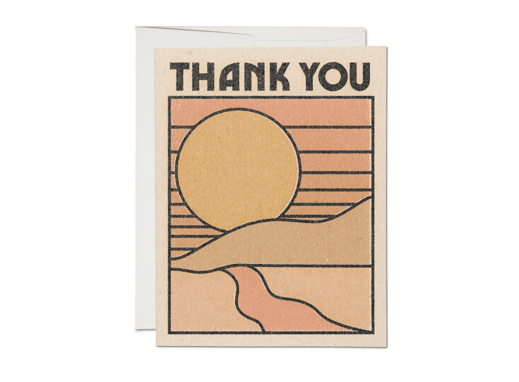 Thank You - Sun Cards