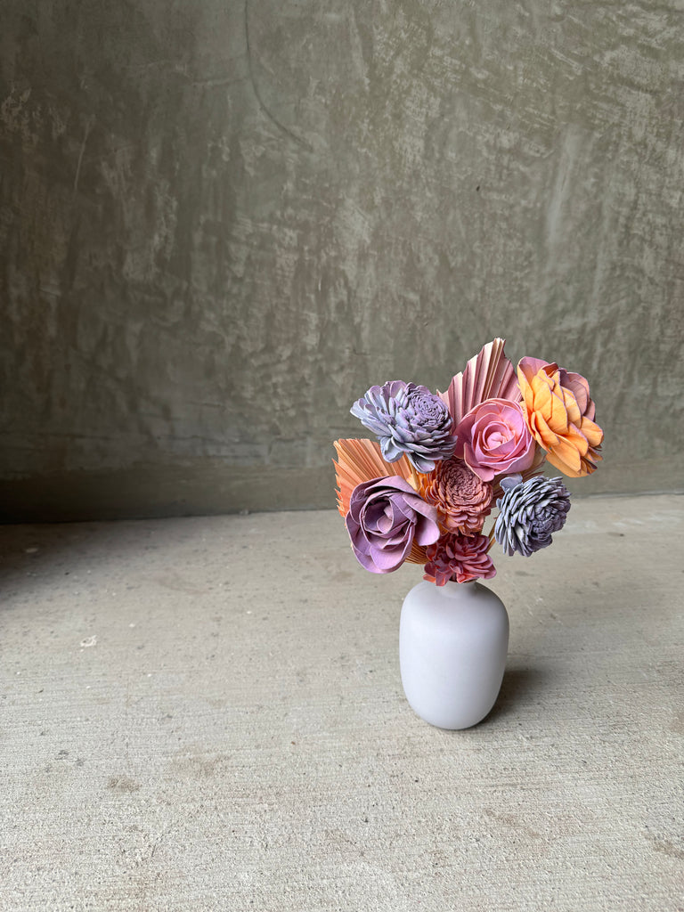 Ombré Summer // Dried Design //  Lavender Pastel Vase