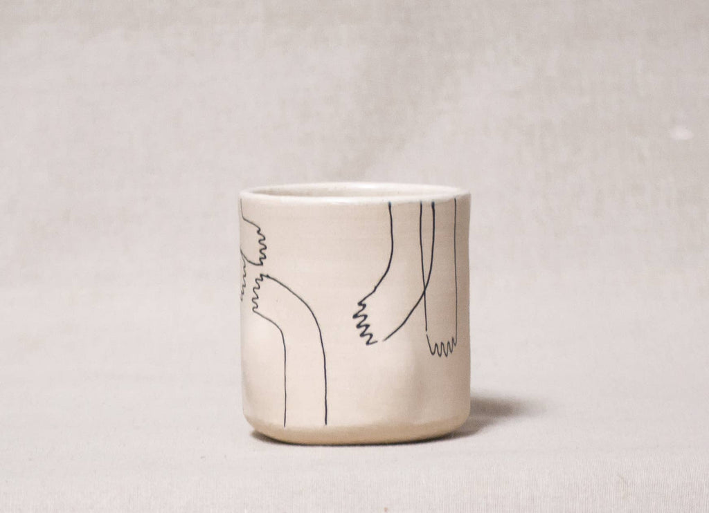 Echeri Ceramics - Hands and Feet Tumbler