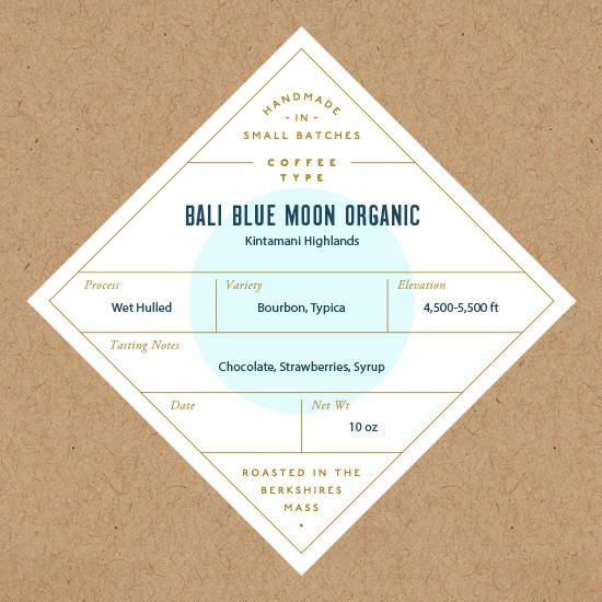 No. Six Depot - Bali Blue Moon Organic Whole Bean Coffee 10oz