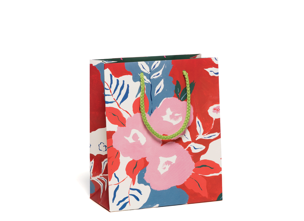 Red Cap Cards - Ruby Red Flower Bag
