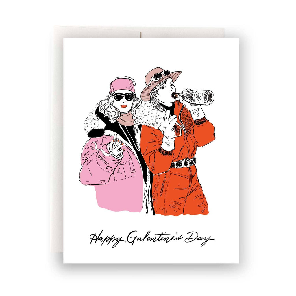 Galentines Day Greeting Card
