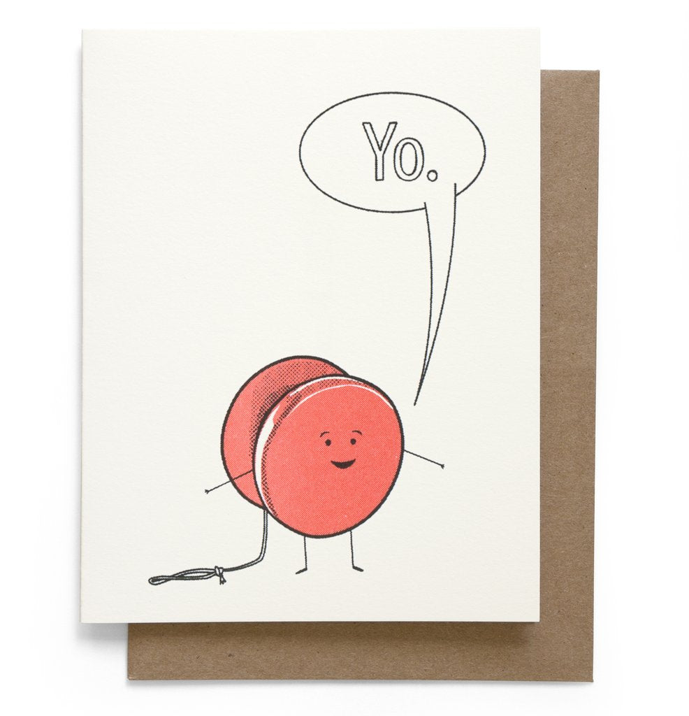 Smarty Pants Paper - Yo Greeting Card