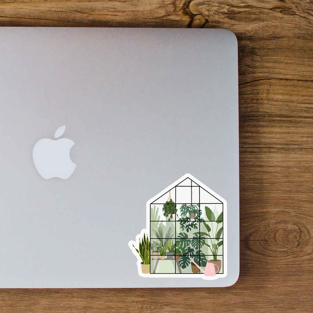 Clay Collection Co. - Plant-Filled Greenhouse Sticker