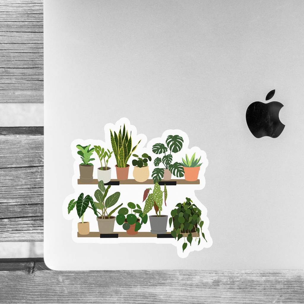 Clay Collection Co. - House Plant Wall Collection Sticker