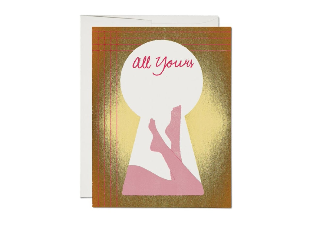 All Yours Keyhole 4.25 X 5.5 Inches Cards