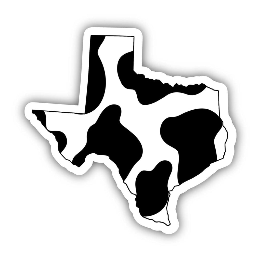 Big Moods - Texas Cow Pattern Sticker