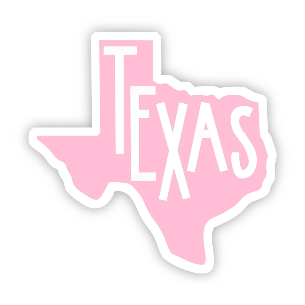 Big Moods - Texas Pink Sticker