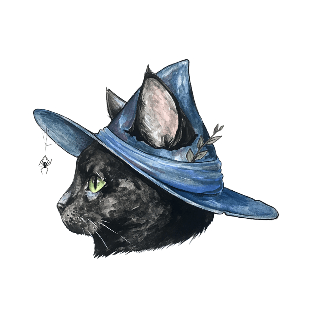 Big Moods - Witch Cat Sticker