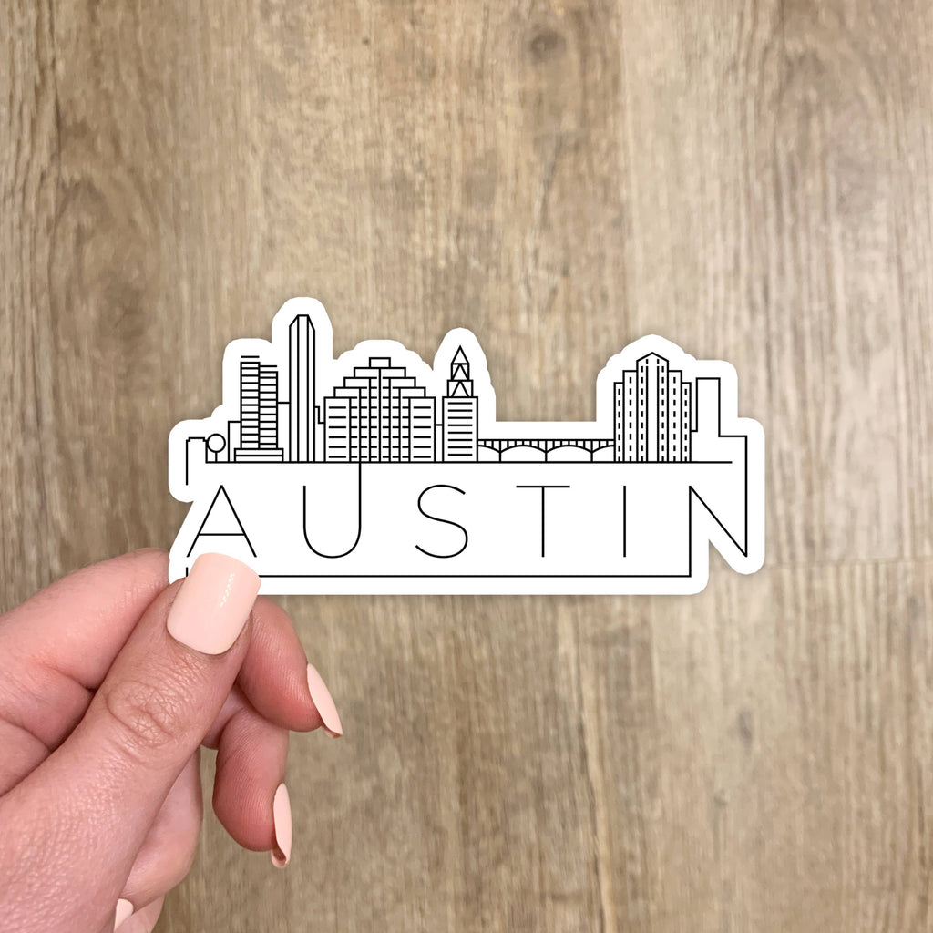 Mini & Company - Austin Skyline Sticker