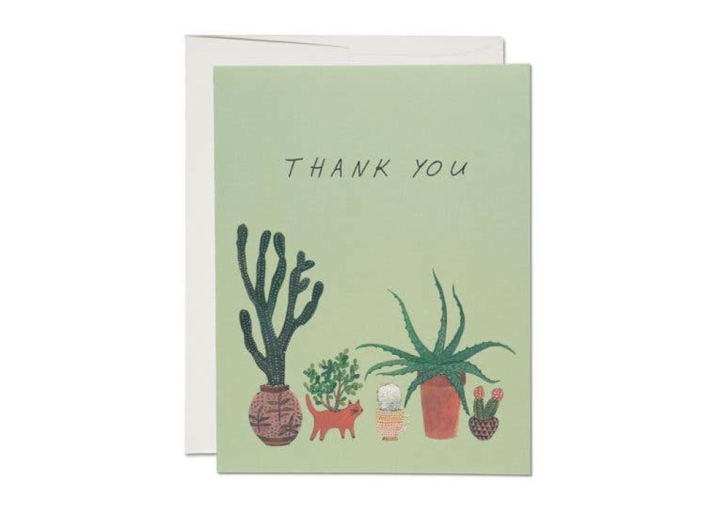 Cactus Thank You 4.25 X 5.5 Inches Cards
