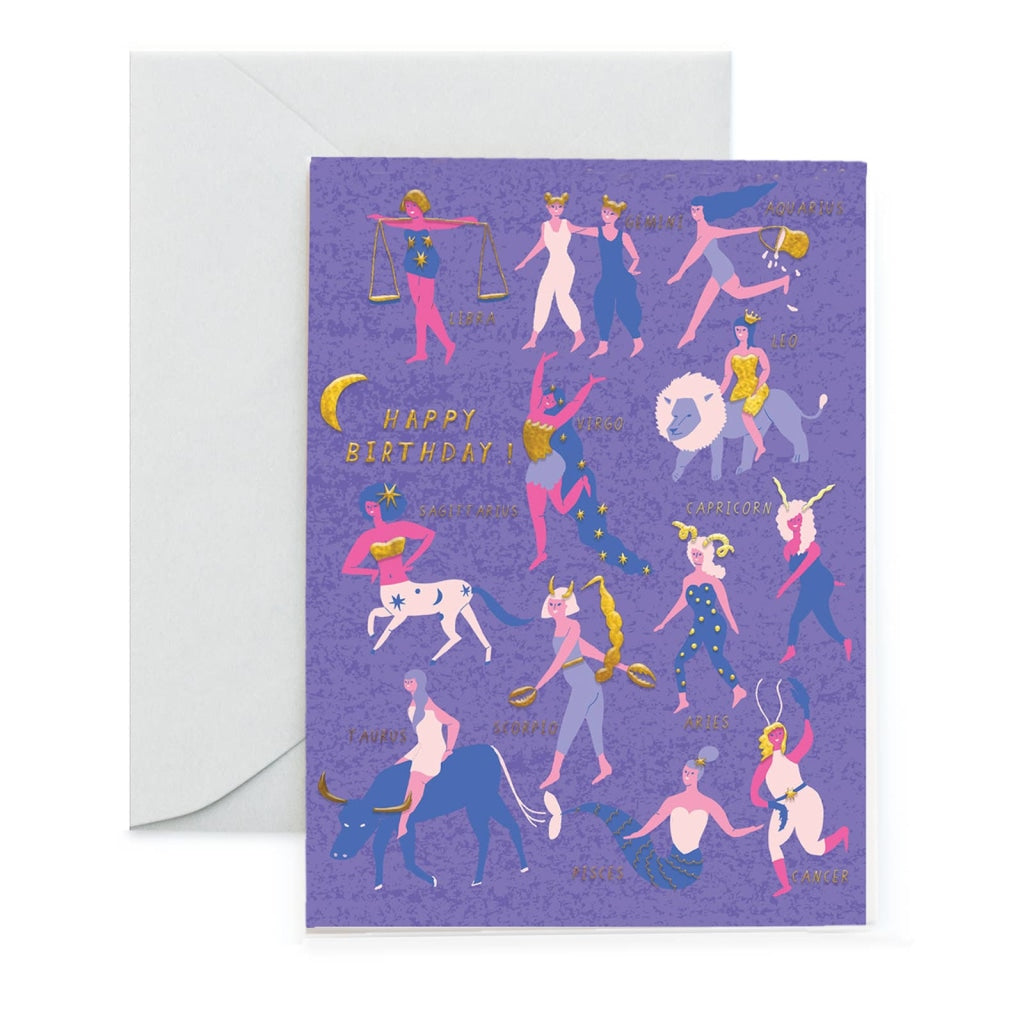 Carolyn Suzuki - Astro Femmes Birthday Card