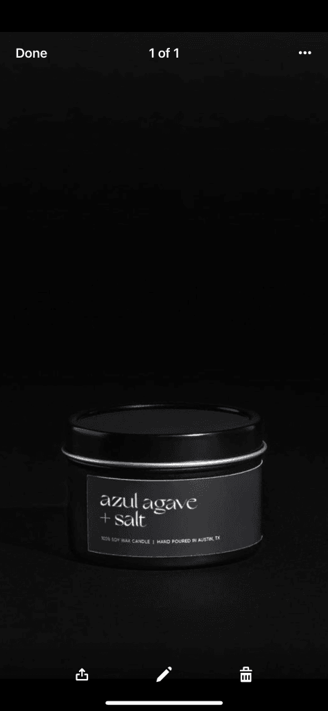 Gojema - Azul Agave + Salt Small Soy Candle