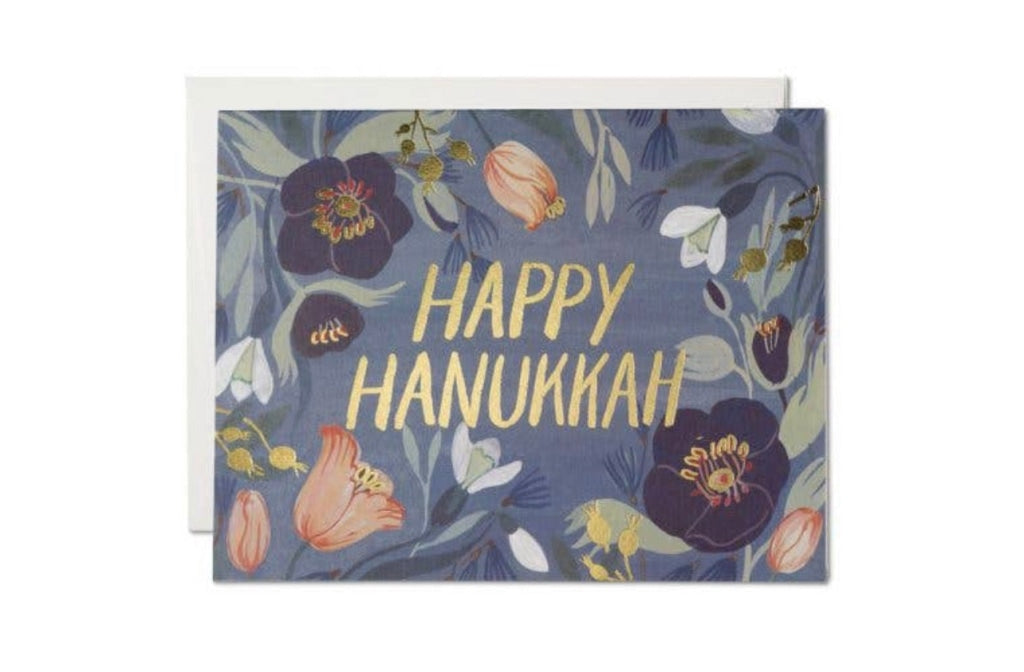 Hanukkah Floral Cards