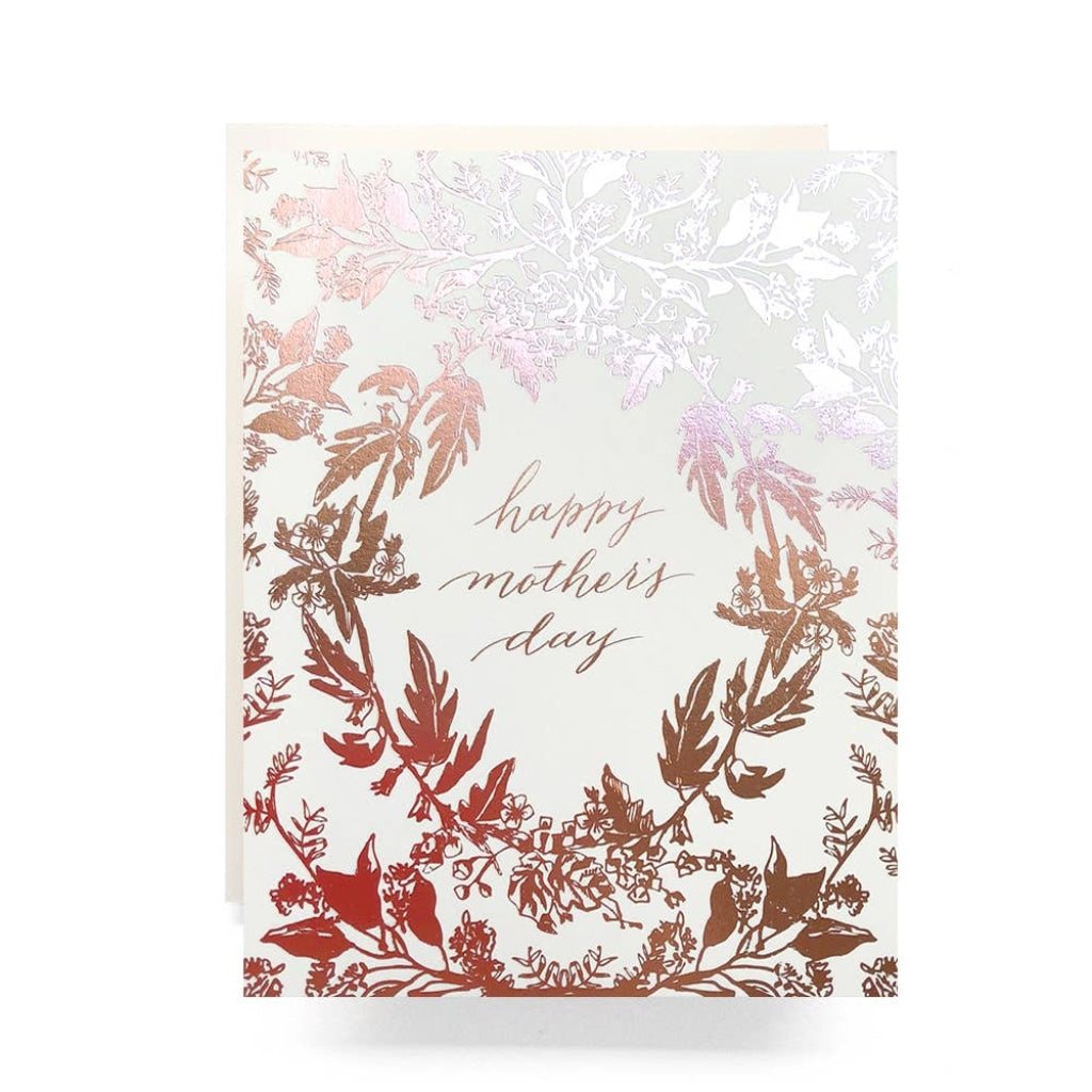 Happy Mothers Day Rosegold Foil