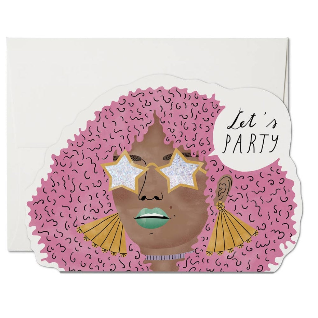 Lets Party - Disco Glam Irredescent Foil Cards