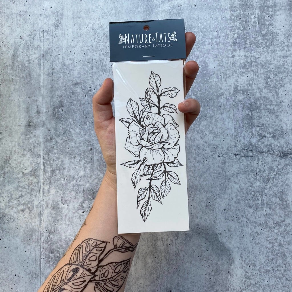 Naturetats - Rose Blossom Temporary Tattoo Tattoo