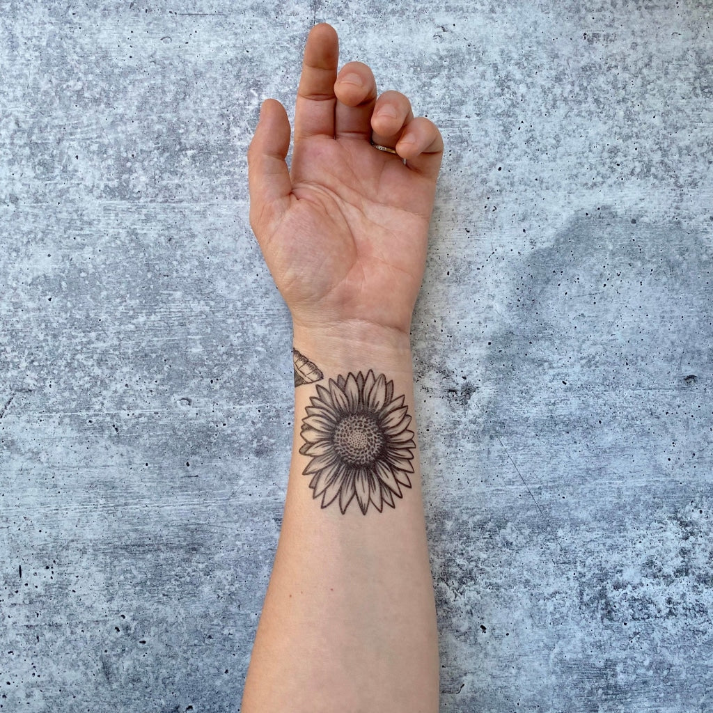 Naturetats - Sunflower Temporary Tattoo