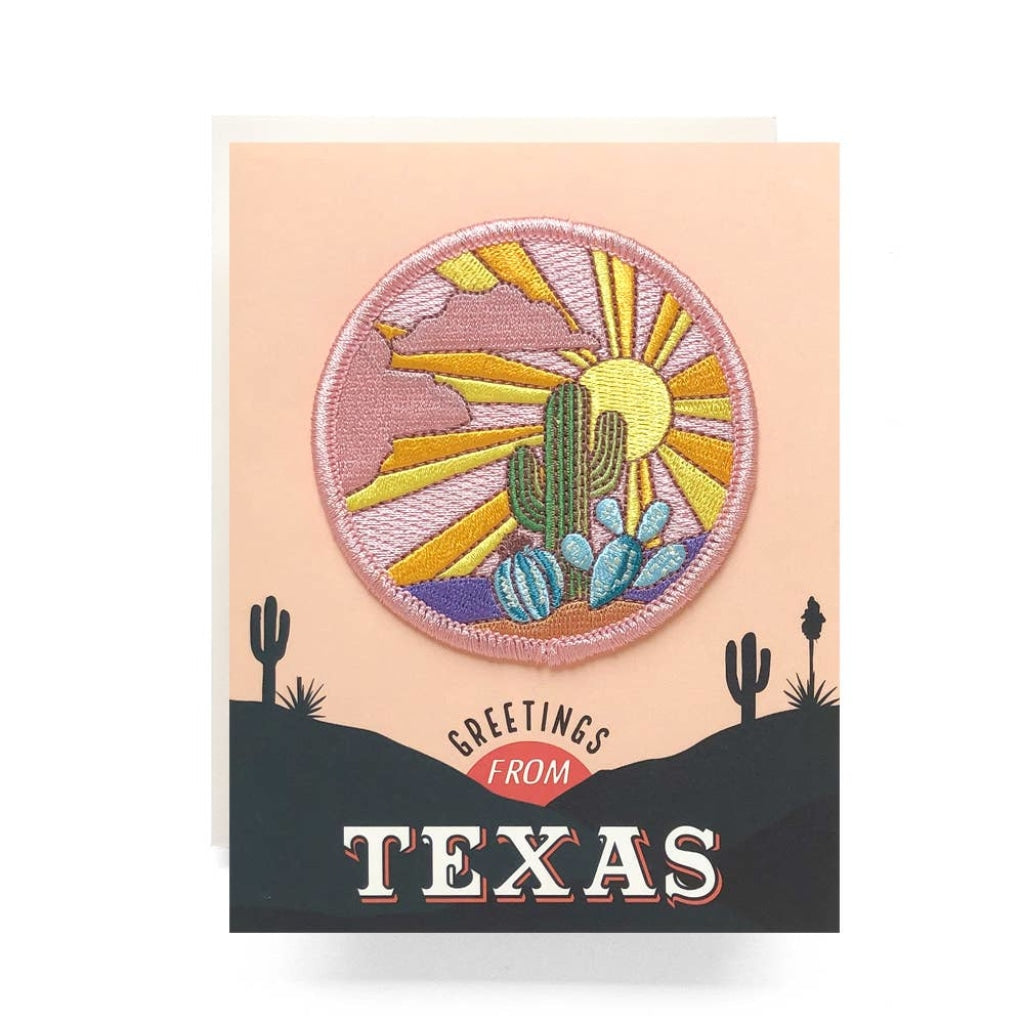Patch Greeting Card - Texas