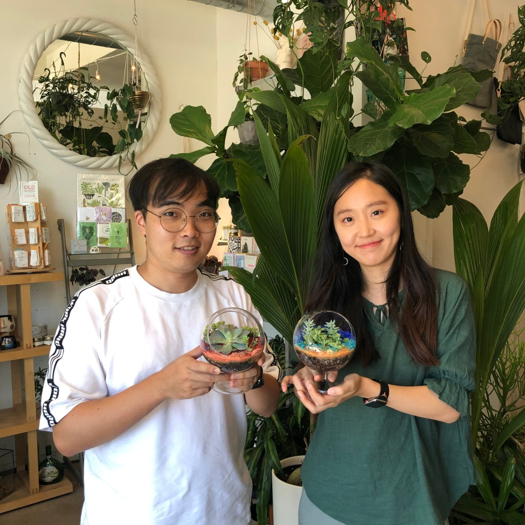 Valentine Couples Terrarium Workshop Build