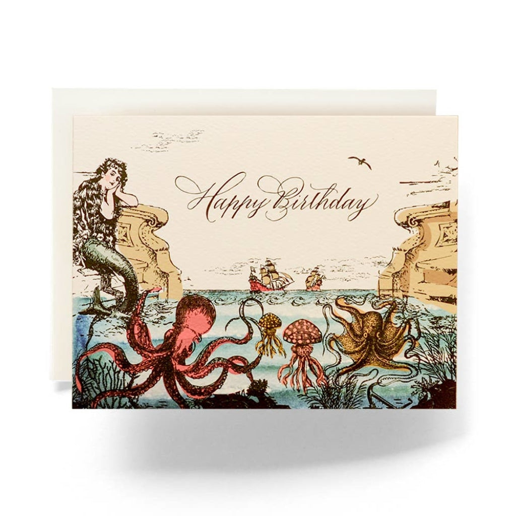 Sea Odyssey Birthday Card Cards
