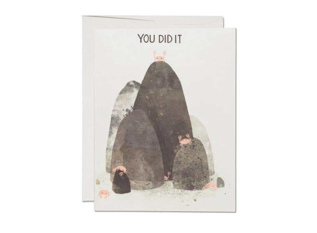 You Did It! - Crabs 4.25 X 5.5 Inches Cards